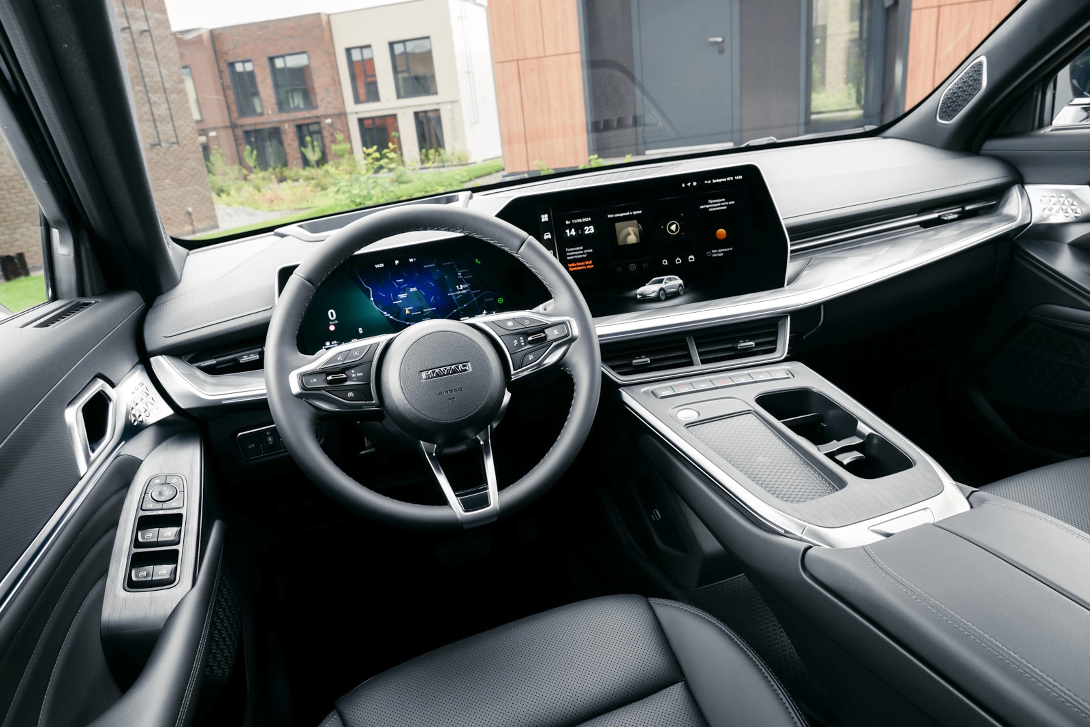 Haval F7 - интерьер с цифровой приборной панелью